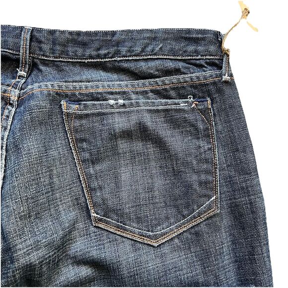 Earnest Sewn Womens Hefner Denim Low Rise Bootcut Jeans‎ Cotton Blend Blue 31 - Picture 5 of 7